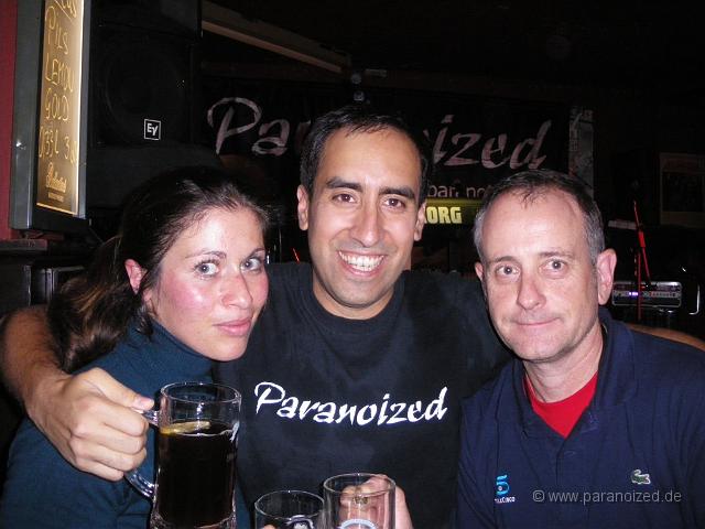 IMGP5938.JPG - Die spanische Fraktion: Extra aus Madrid über Kroatien eingeflogen! Gracias por haber venido a vernos! Ruben roooooocks!! Und muss ich zur Dame noch was sagen?....